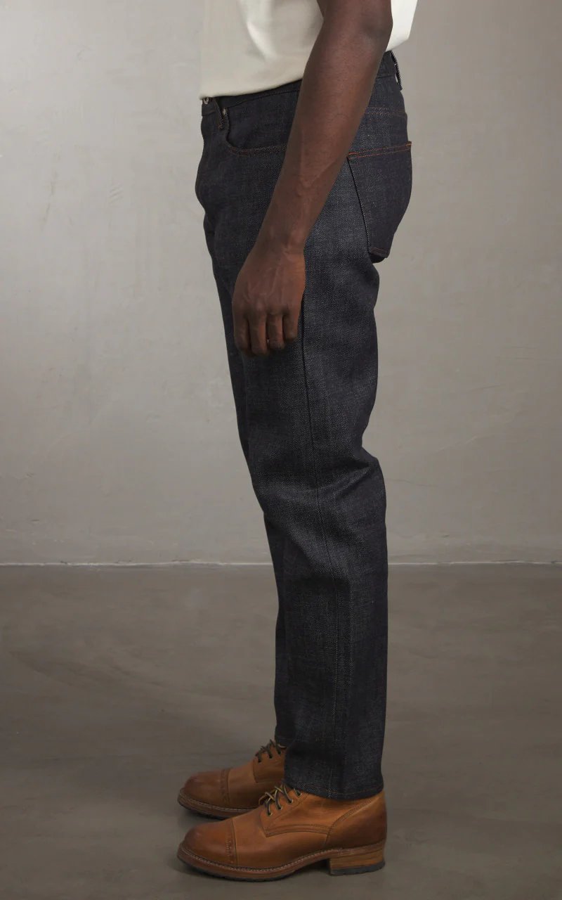 Naked & Famous Denim Easy Guy Elephant 13 Red Core 21oz - Image 3