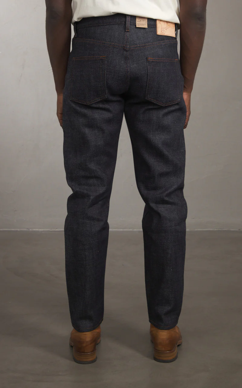 Naked & Famous Denim Easy Guy Elephant 13 Red Core 21oz - Image 4