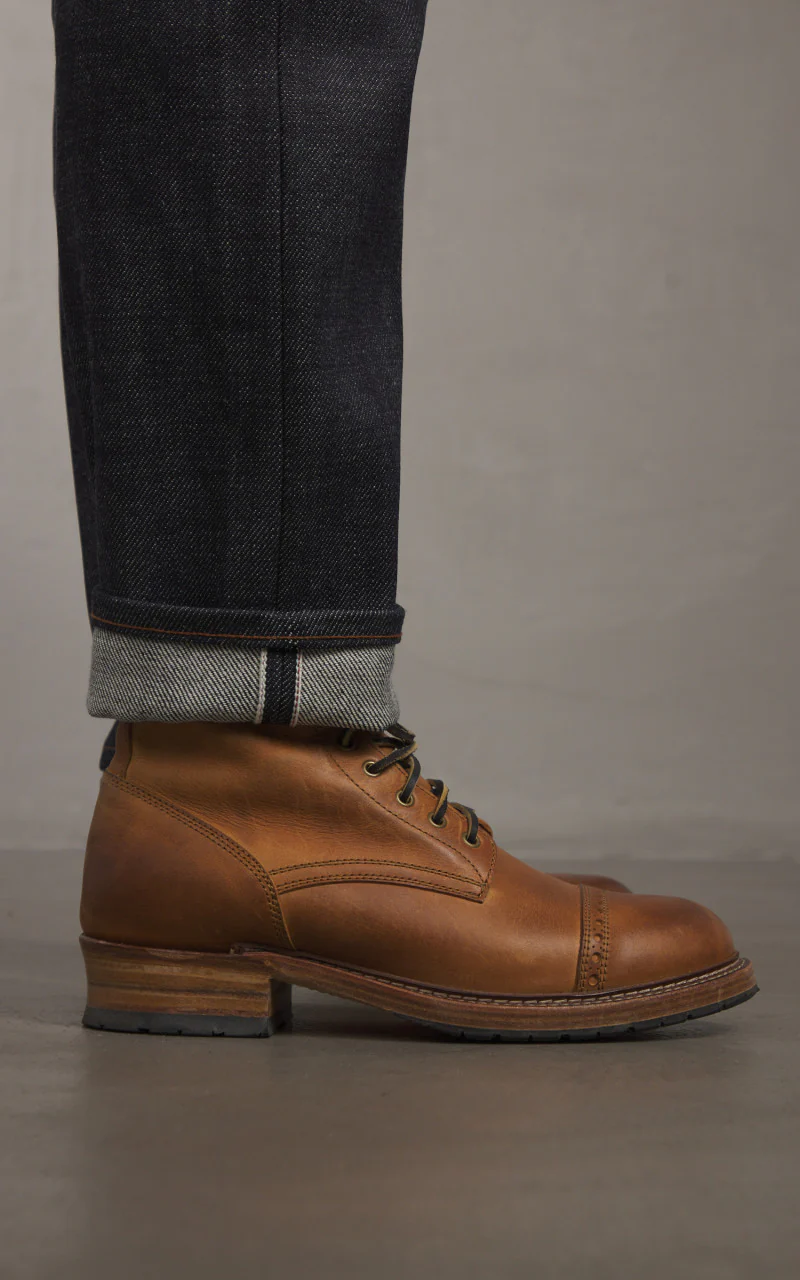 Naked & Famous Denim Easy Guy Elephant 13 Red Core 21oz - Image 6