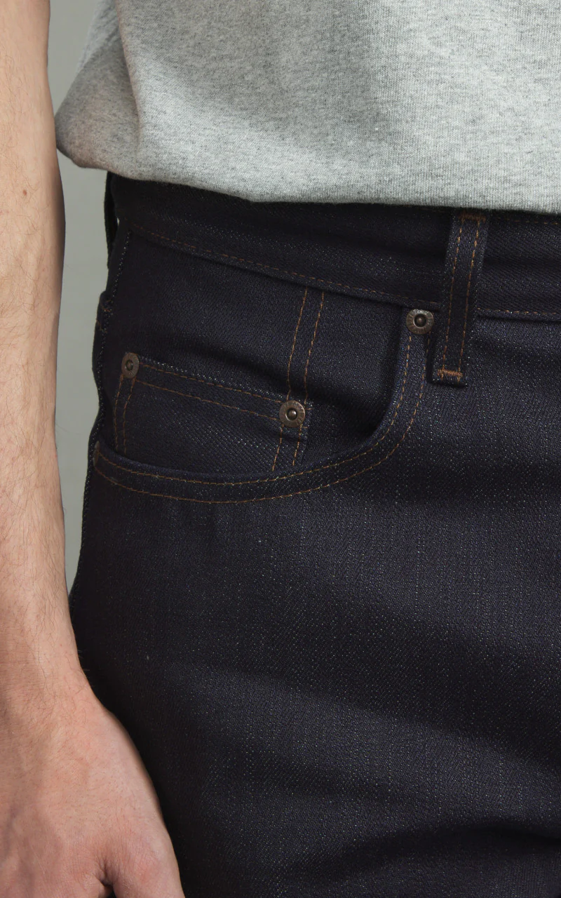 Naked & Famous Denim Easy Guy Matcha Selvedge Indigo 15oz - Image 5