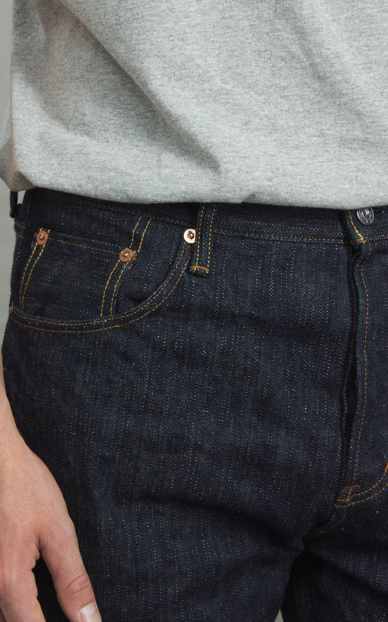 Naked & Famous Denim Easy Guy MIJ12 Aomidori Selvedge 16oz - Image 4