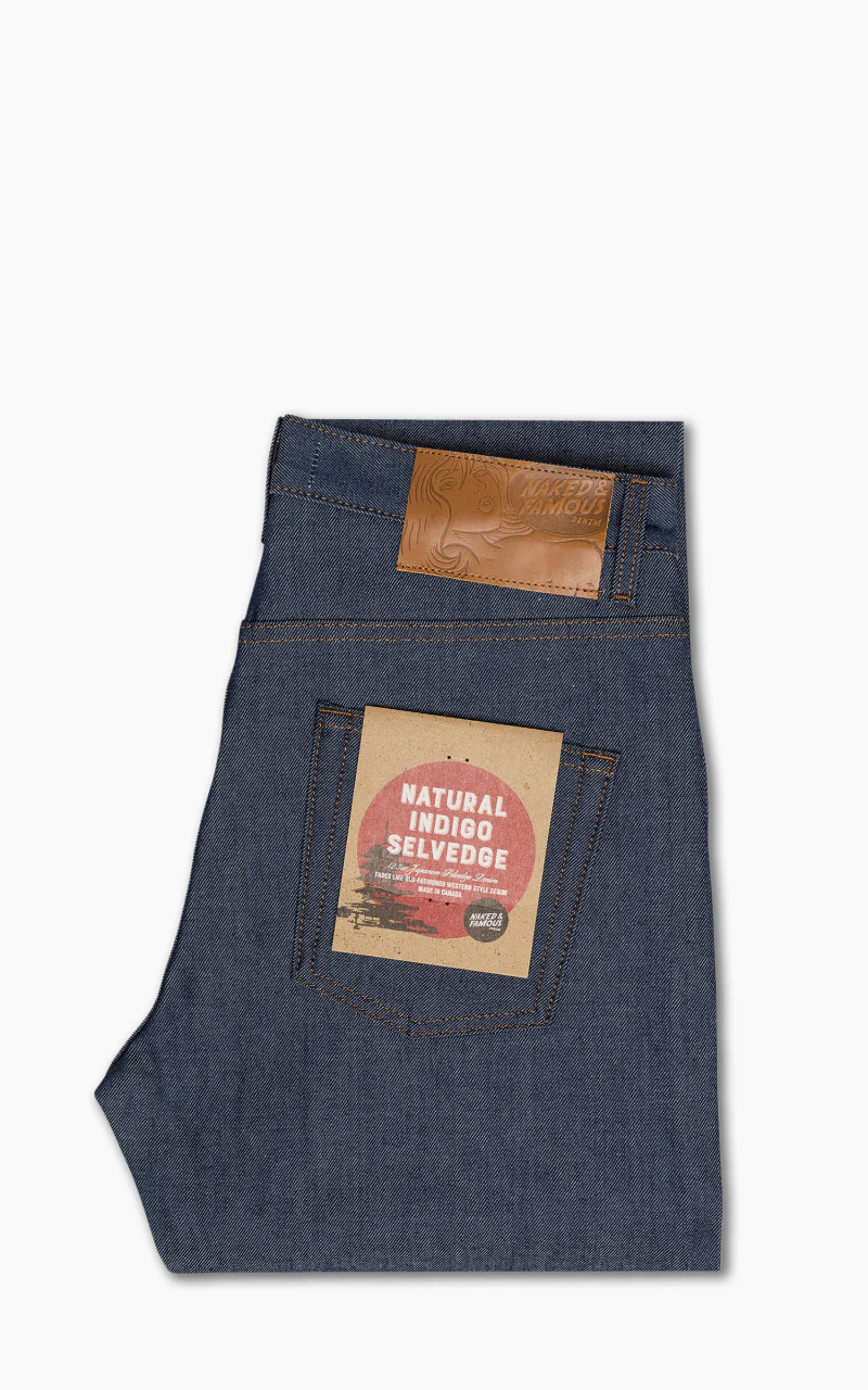 Naked & Famous Denim Easy Guy Natural Indigo Selvedge Blue 12.5oz