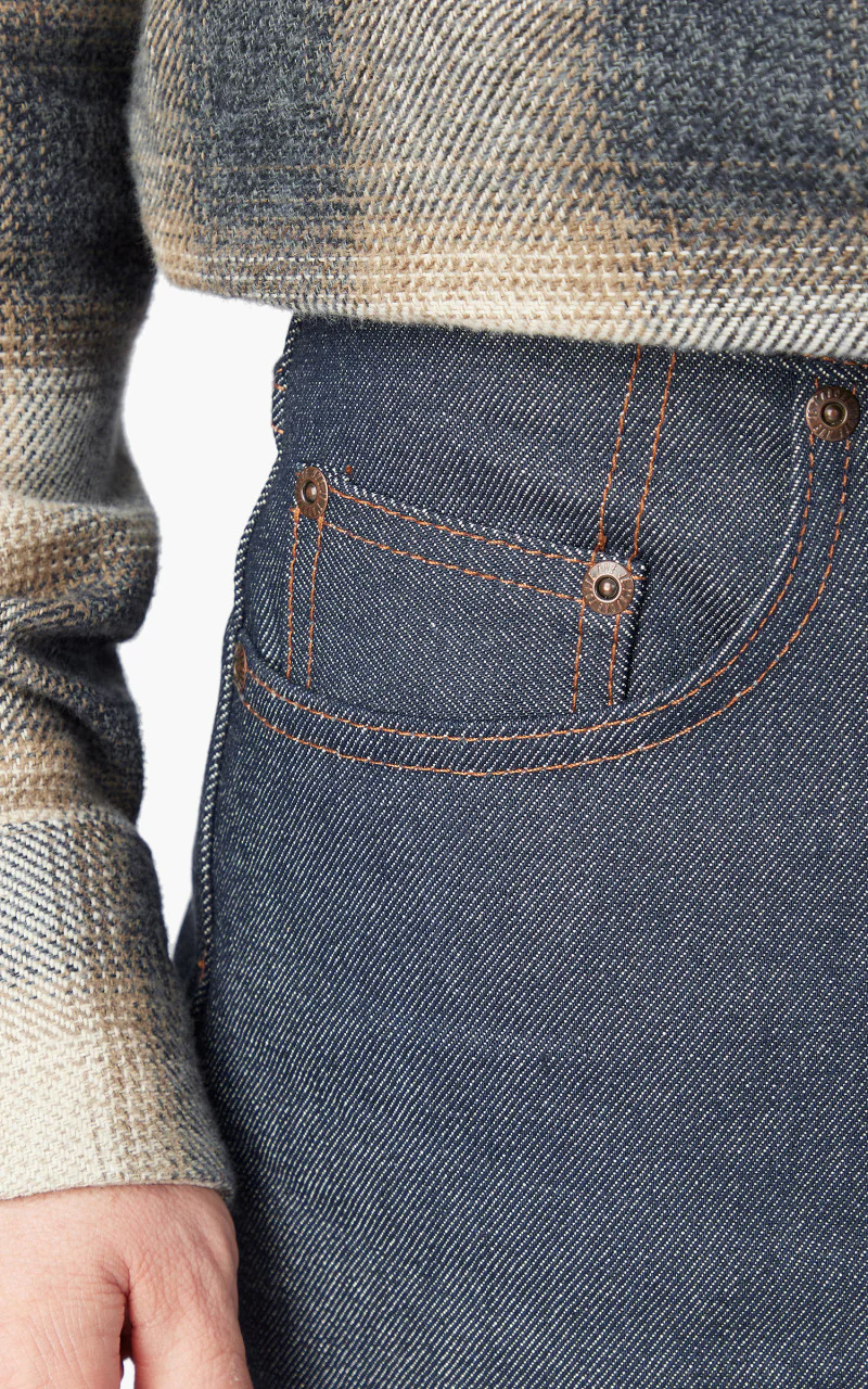 Naked & Famous Denim Easy Guy Natural Indigo Selvedge Blue 12.5oz - Image 8