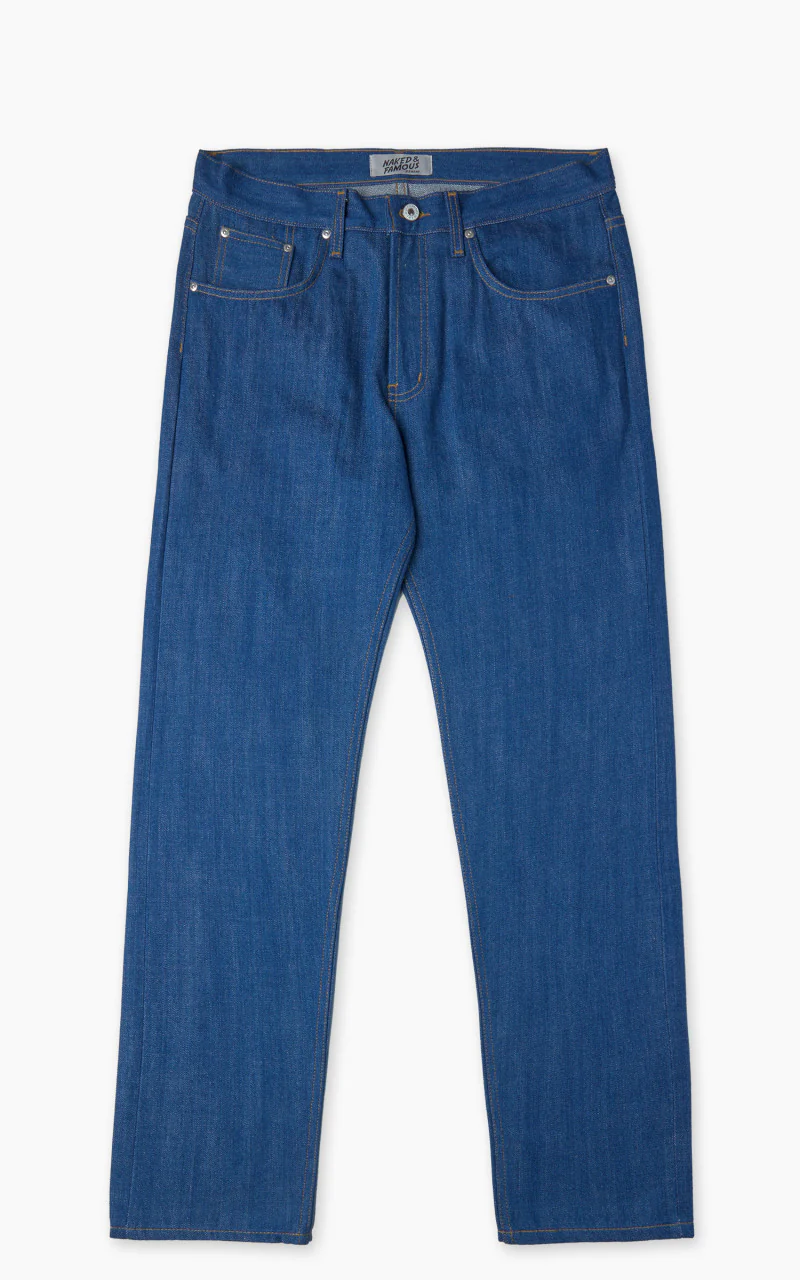 Naked & Famous Denim Easy Guy Oceans Edge Selvedge Blue 13oz - Image 3