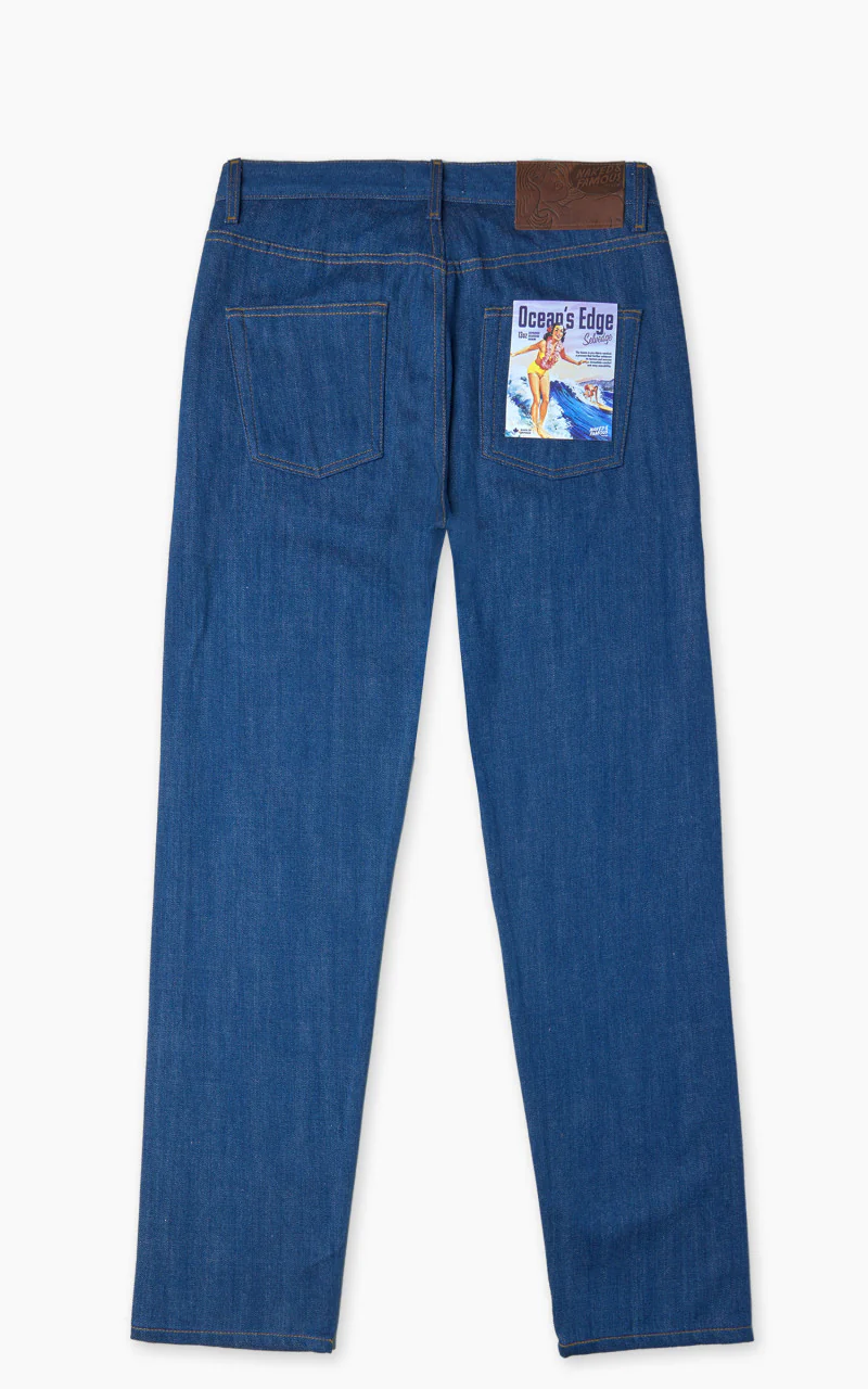 Naked & Famous Denim Easy Guy Oceans Edge Selvedge Blue 13oz - Image 5