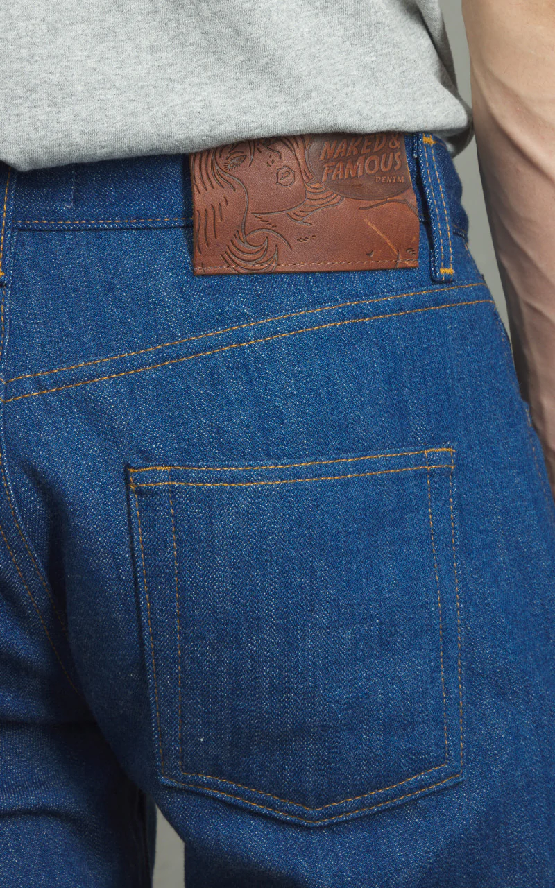Naked & Famous Denim Easy Guy Oceans Edge Selvedge Blue 13oz - Image 6
