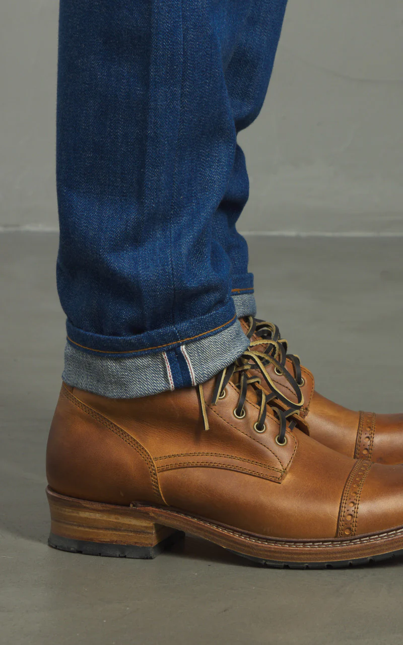 Naked & Famous Denim Easy Guy Oceans Edge Selvedge Blue 13oz - Image 8
