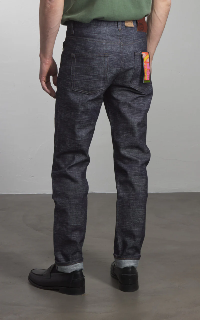 Naked & Famous Denim Easy Guy Revival Frankenstein Denim Indigo 14oz - Image 5