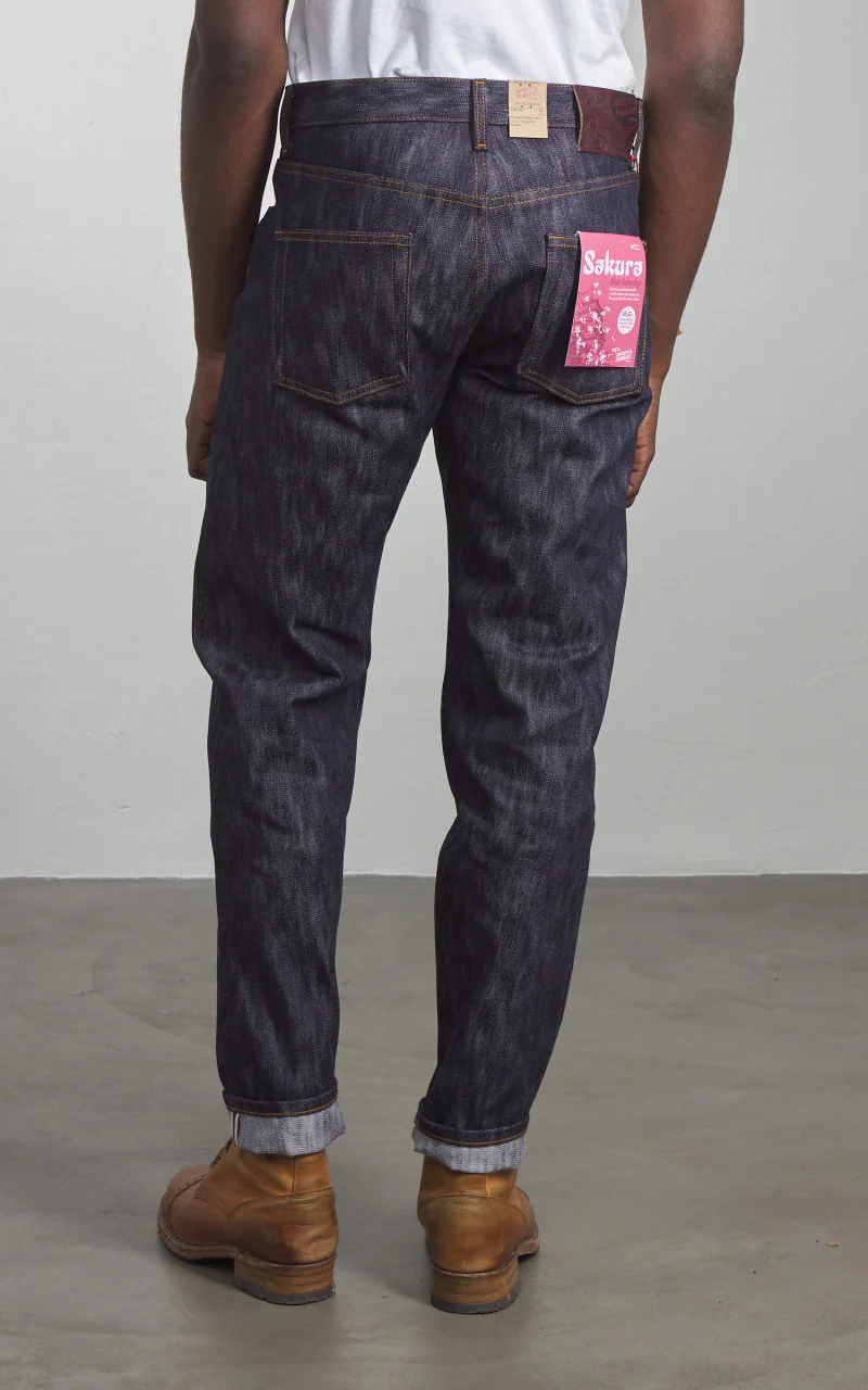 Naked & Famous Denim Easy Guy Sakura Slub Selvedge Indigo 16.5oz - Image 5