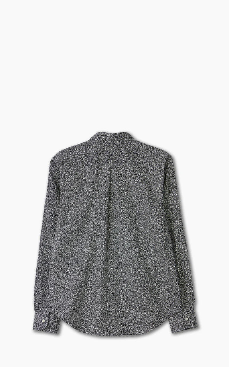 Naked & Famous Denim Easy Shirt Kimono Print Scales Indigo - Image 3