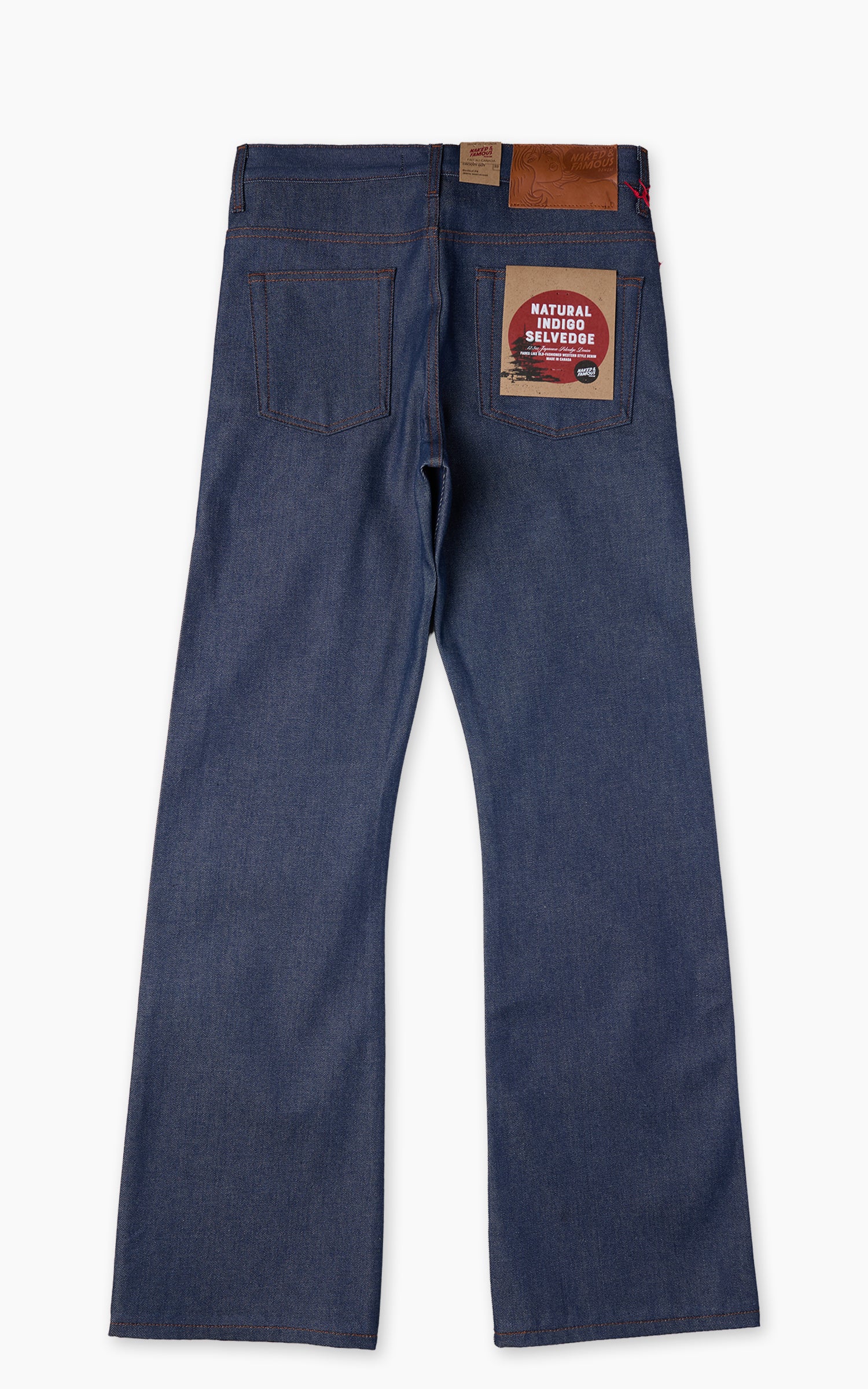 Naked & Famous Denim Groovy Guy Natural Indigo Selvedge 12.5oz - Image 4