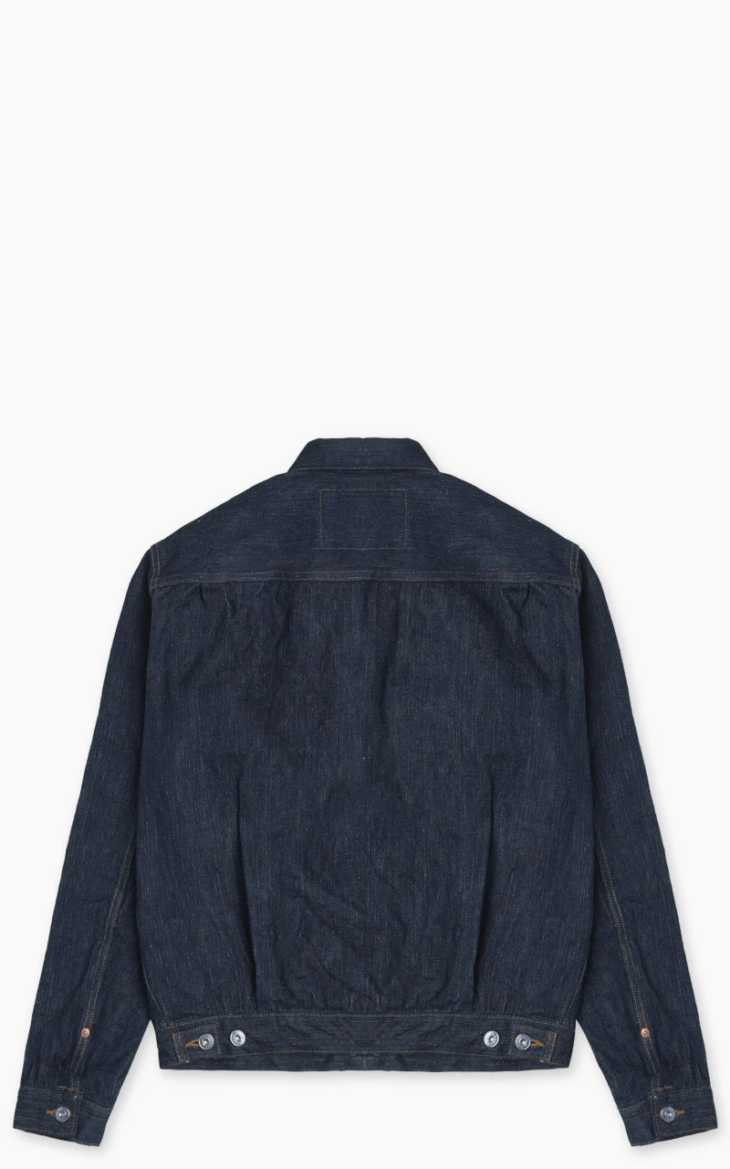 Naked & Famous Denim Heritage Denim Jacket MIJ12 Aomidori Selvedge 16oz - Image 3