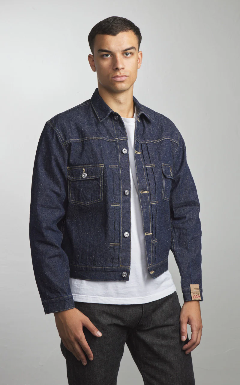 Naked & Famous Denim Heritage Denim Jacket MIJ14 Haru Kaze Selvedge 8.6oz - Image 2