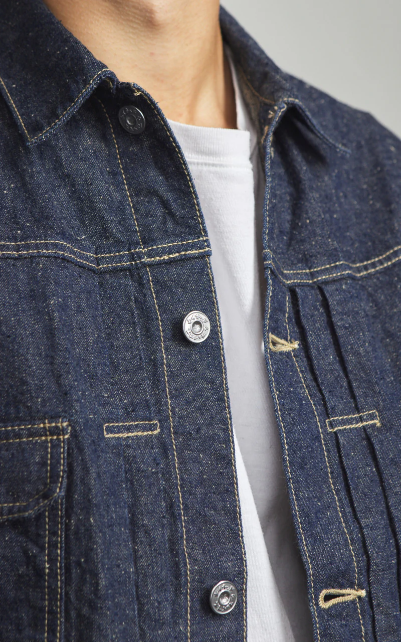 Naked & Famous Denim Heritage Denim Jacket MIJ14 Haru Kaze Selvedge 8.6oz - Image 4