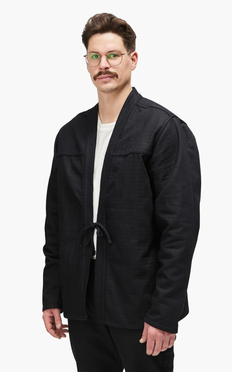 Naked & Famous Denim Kimono Shirt Blanket Lined Indigo 14.5oz - Image 5
