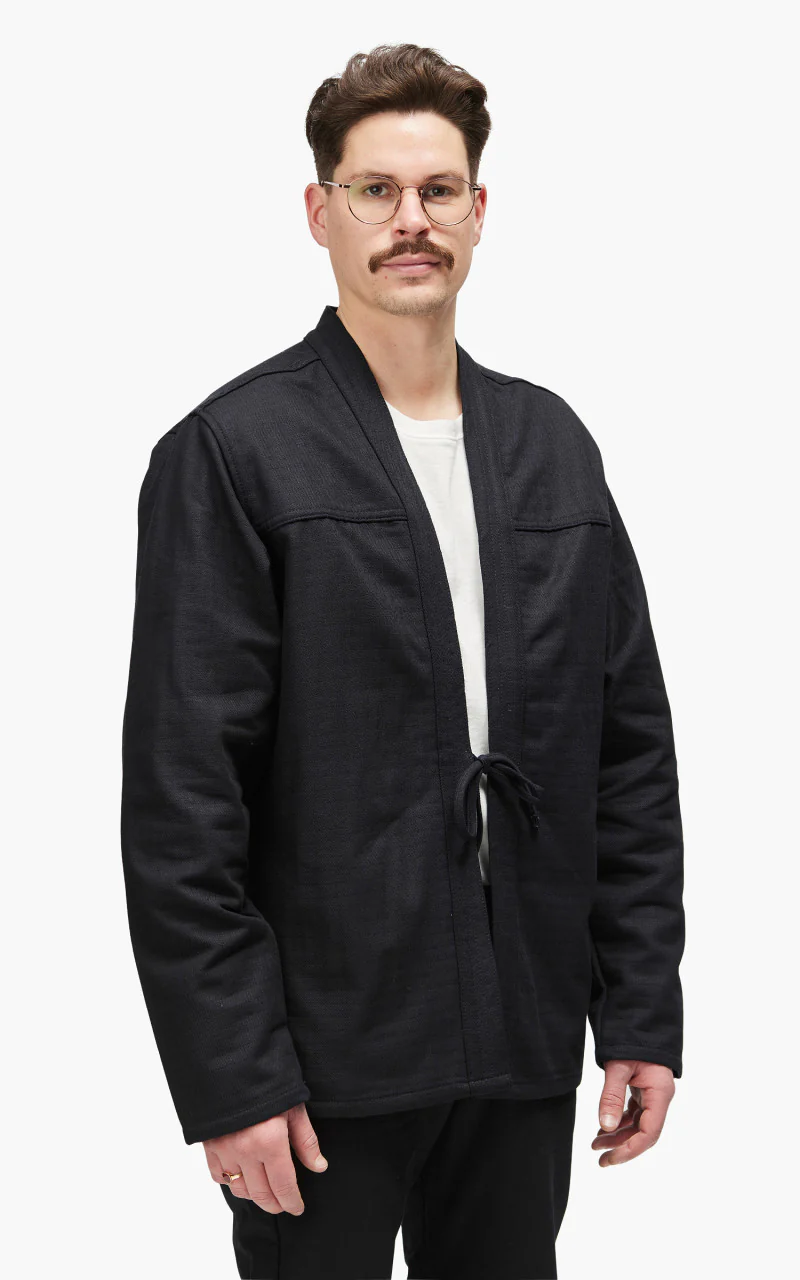 Naked & Famous Denim Kimono Shirt Blanket Lined Indigo 14.5oz - Image 6