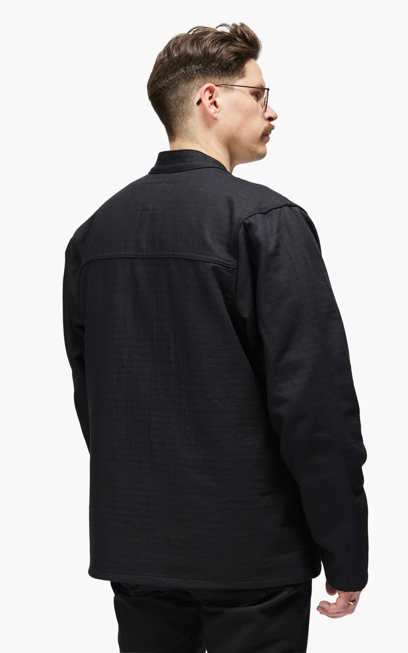 Naked & Famous Denim Kimono Shirt Blanket Lined Indigo 14.5oz - Image 7