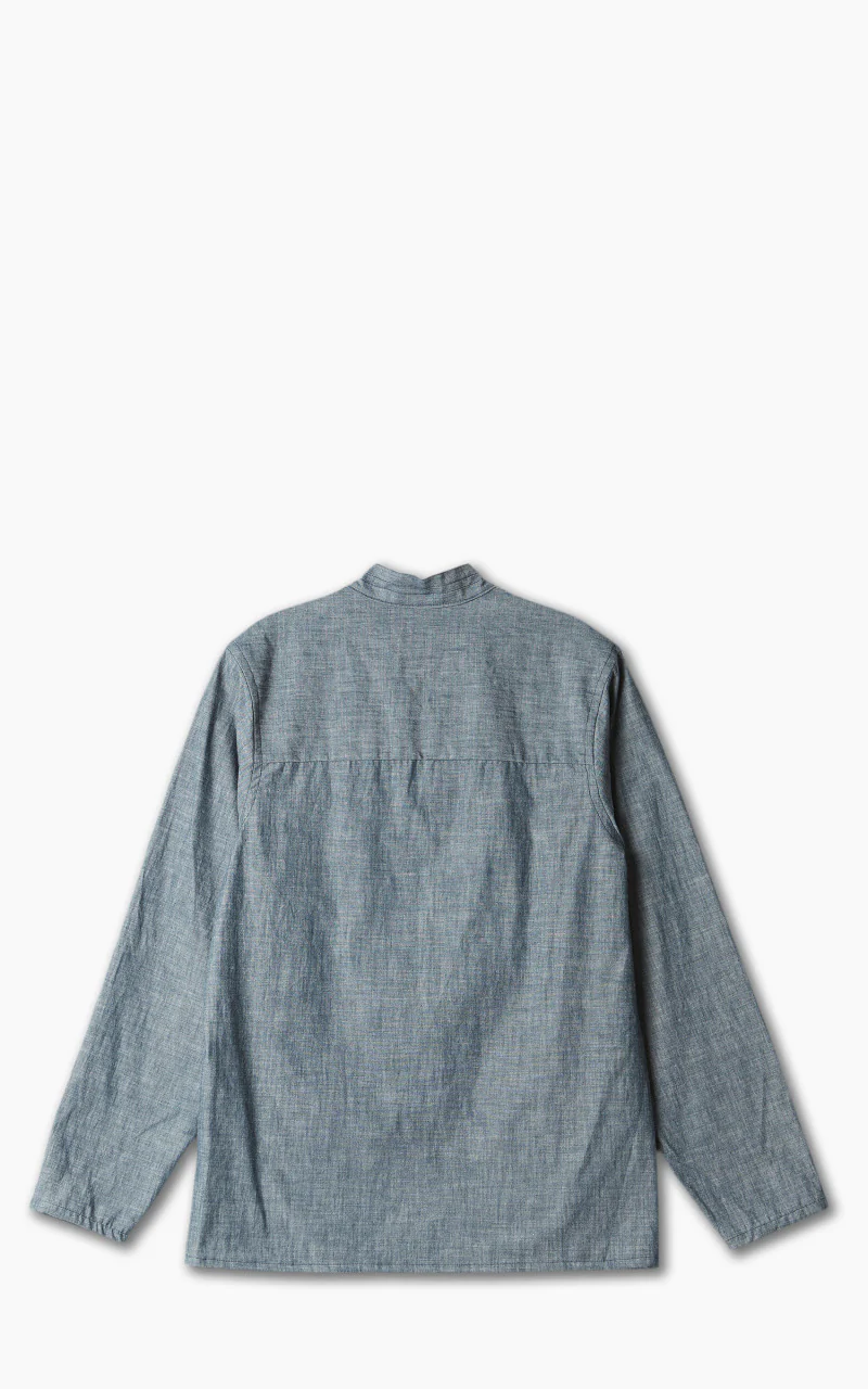Naked & Famous Denim Kimono Shirt Chambray Rinsed Blue 5oz - Image 3