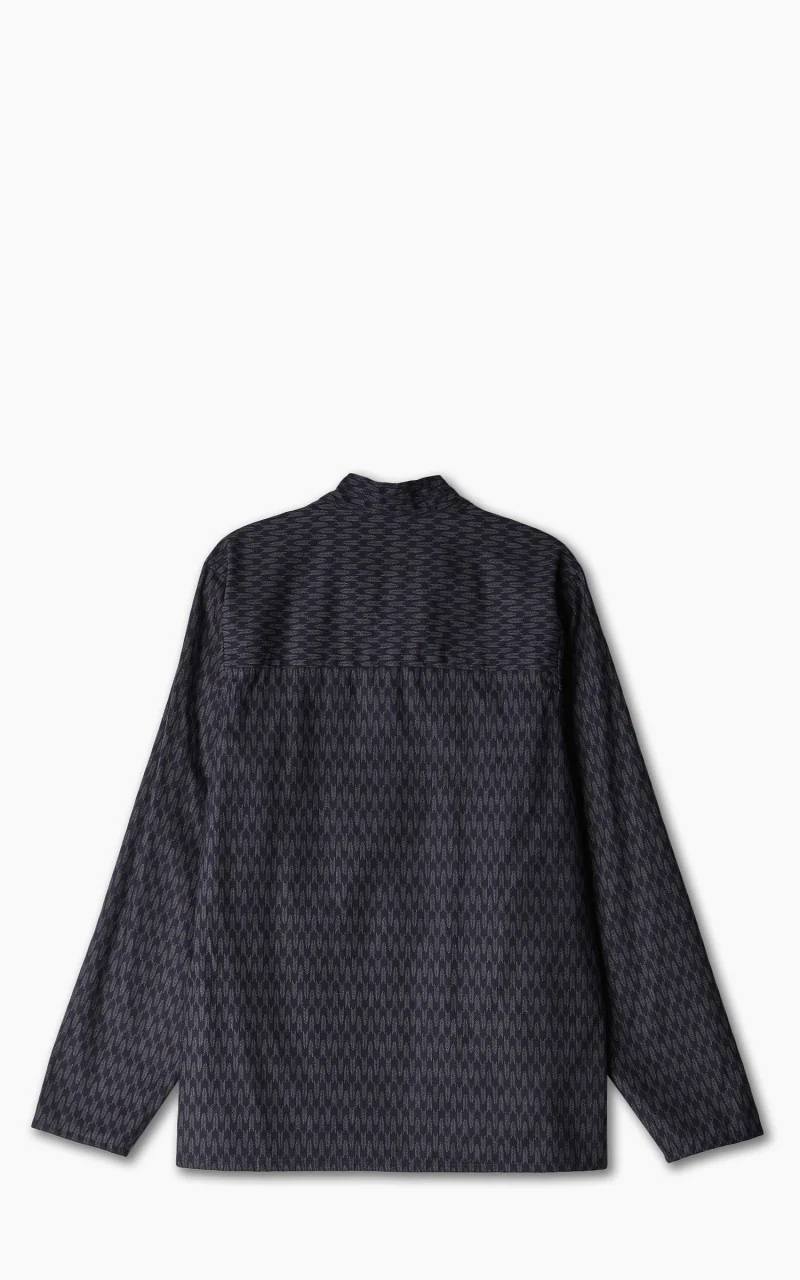 Naked & Famous Denim Kimono Shirt Kimono Arrows Indigo - Image 3