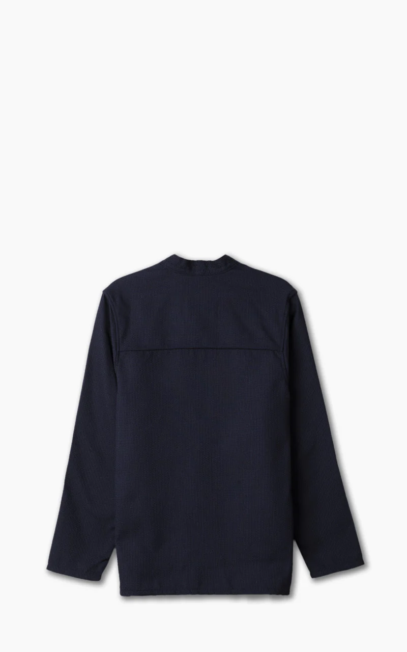 Naked & Famous Denim Kimono Shirt Sashiko Double Gauze Indigo - Image 3