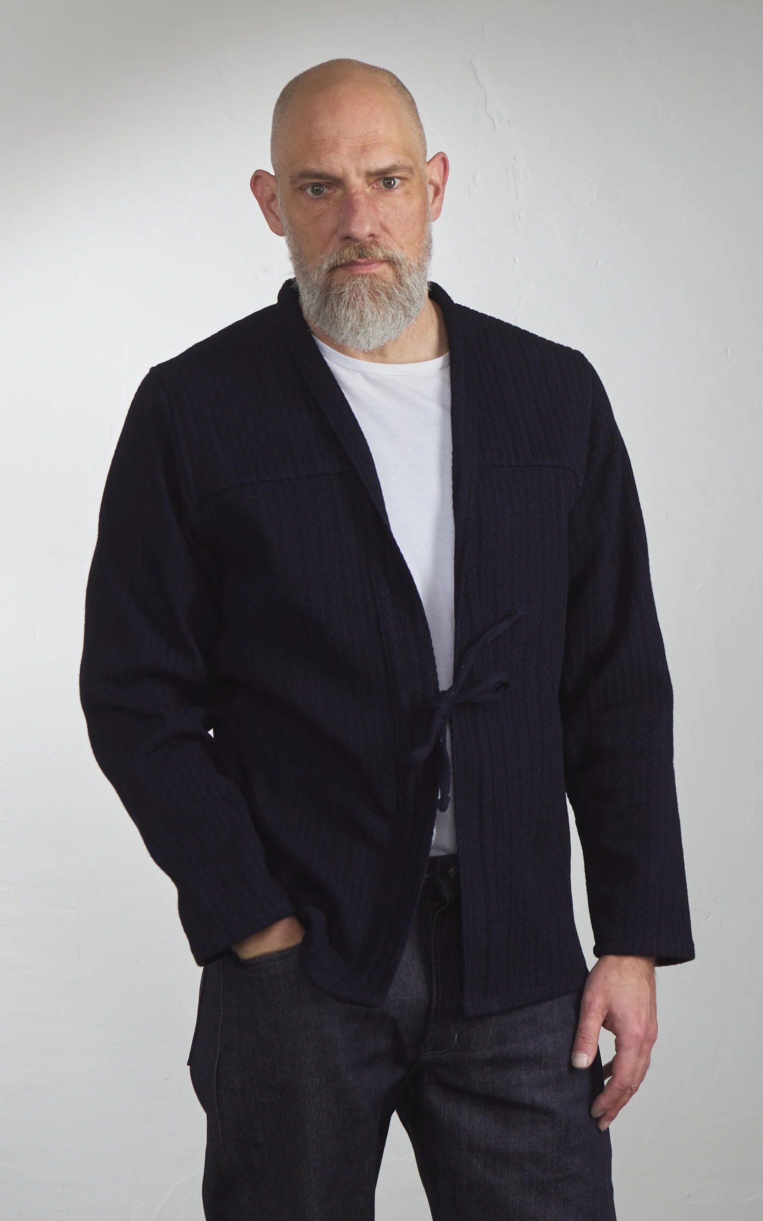 Naked & Famous Denim Kimono Shirt Sugiaya Indigo - Image 3