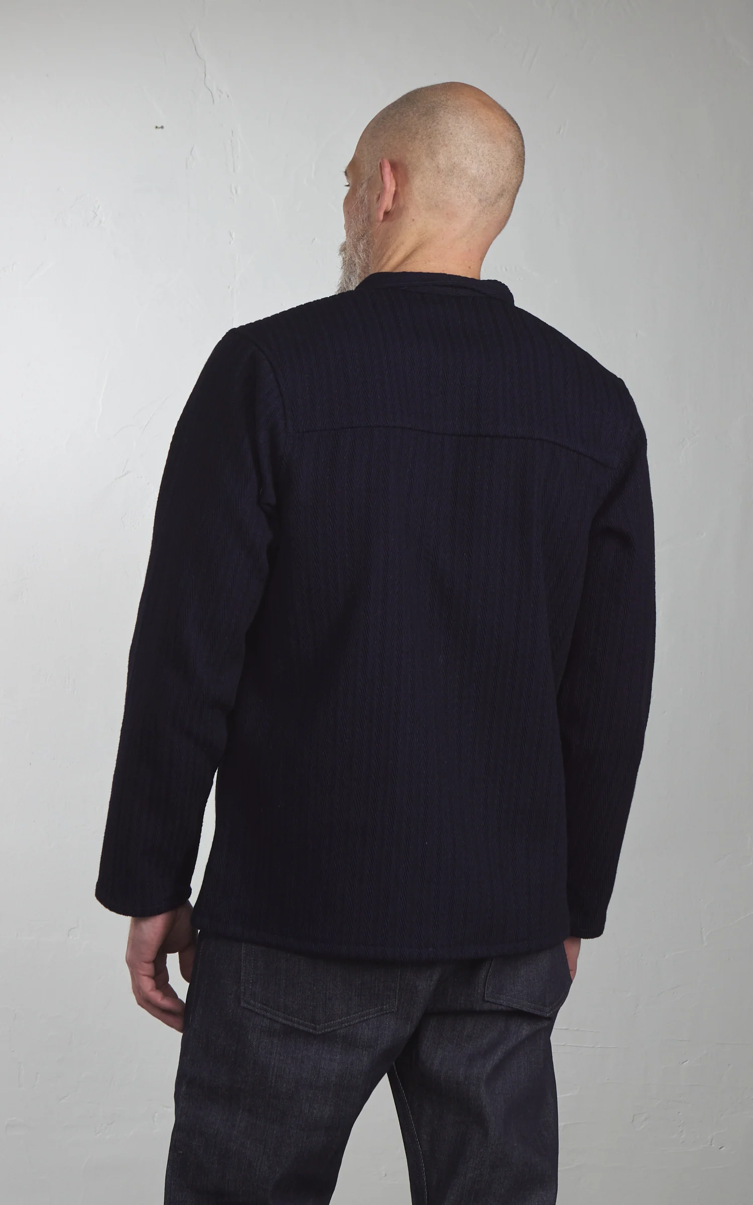 Naked & Famous Denim Kimono Shirt Sugiaya Indigo - Image 4