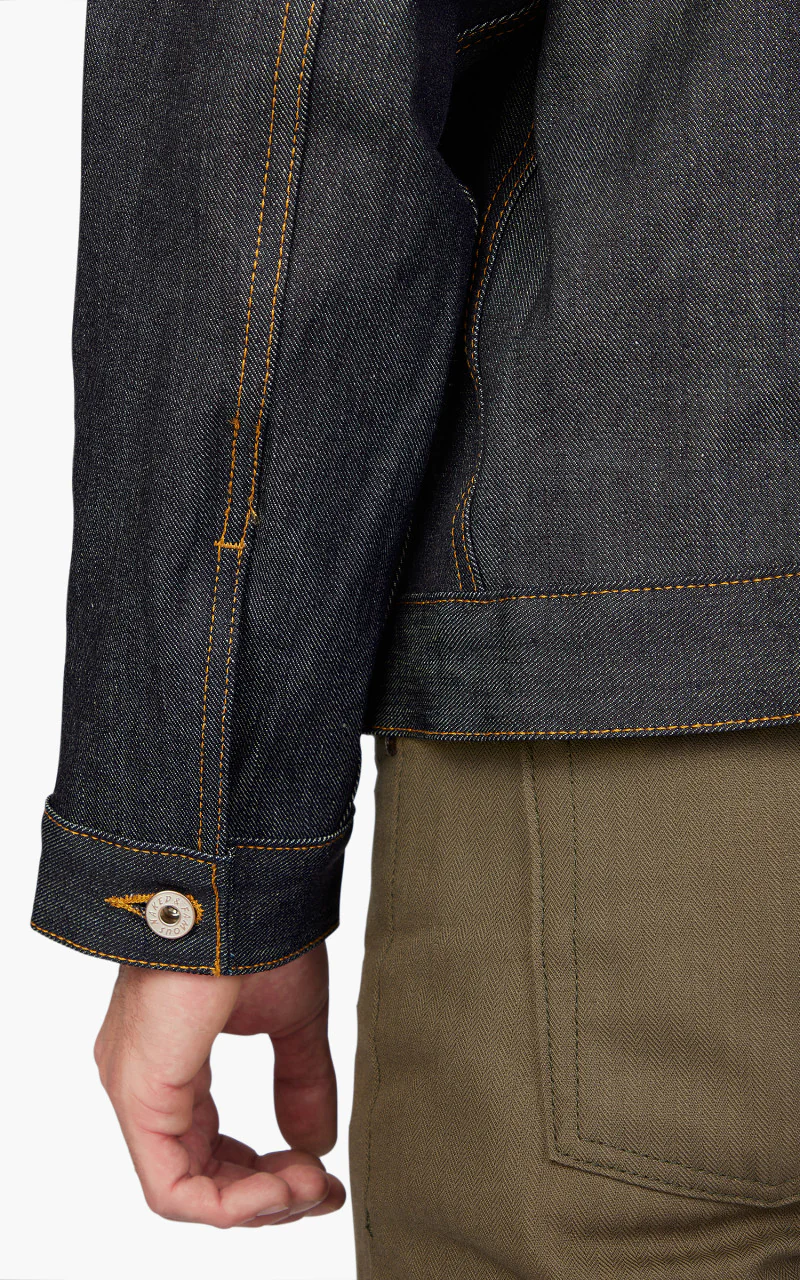 Naked & Famous Denim Lined Denim Jacket LHT Selvedge Indigo - Image 6