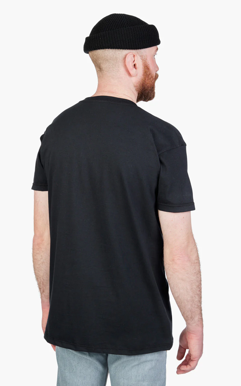 Naked & Famous Denim Pocket Tee Kimono Plus Black - Image 4