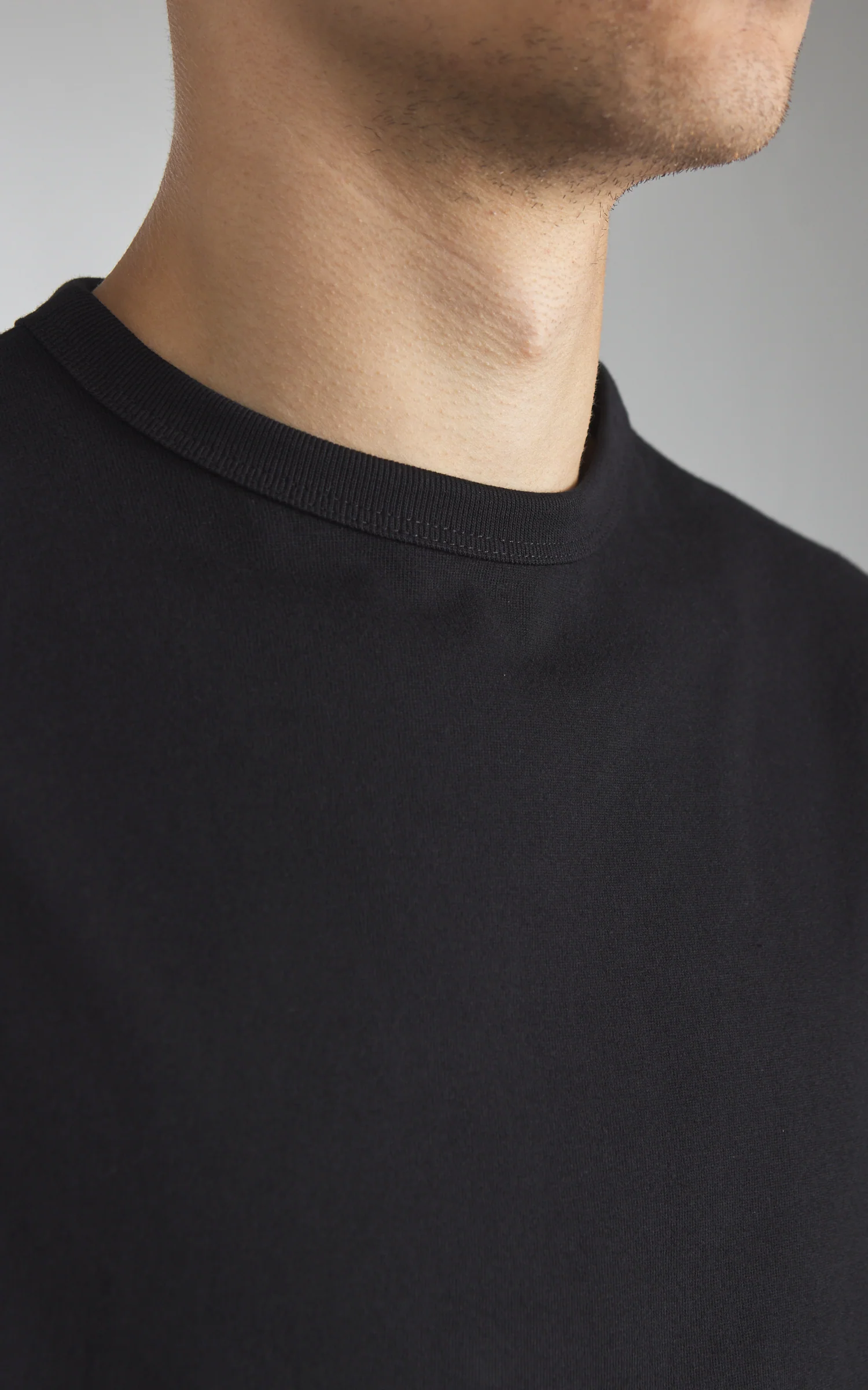 Naked & Famous Denim Strong Tee Heavyweight Jersey 11oz Black - Image 4
