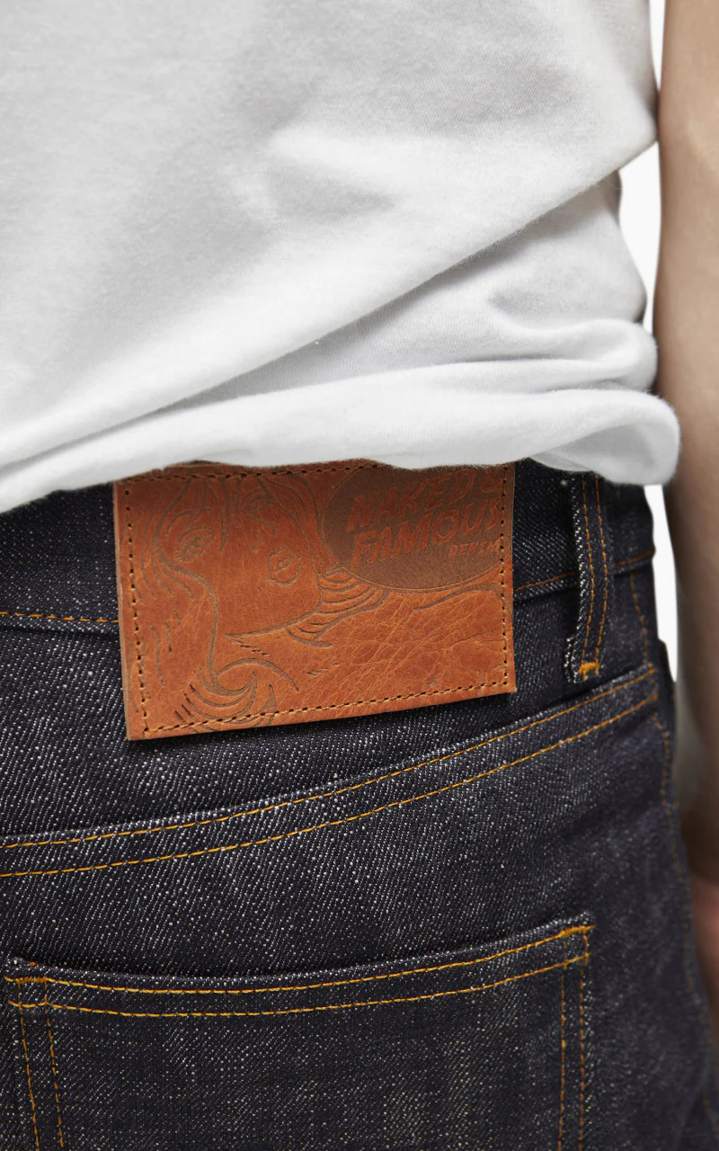 Naked & Famous Denim Super Guy Fire Bird Selvedge - Image 7