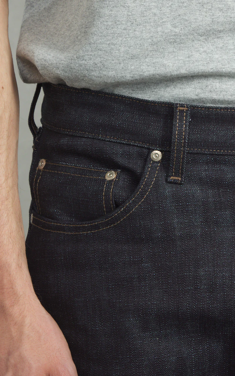 Naked & Famous Denim True Guy Broken Twill Slub Stretch Selvedge Indigo 12.5oz - Image 4