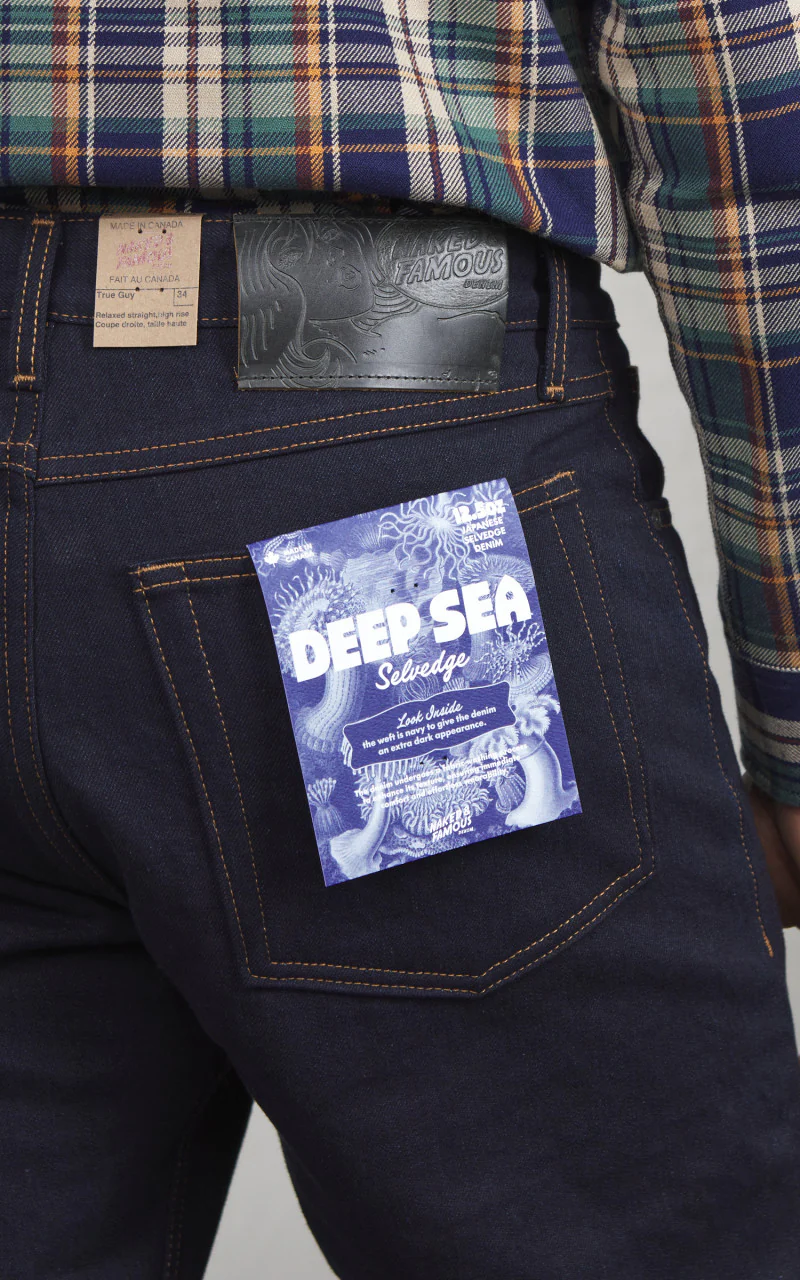 Naked & Famous Denim True Guy Deep Sea Selvedge 12.5oz - Image 5