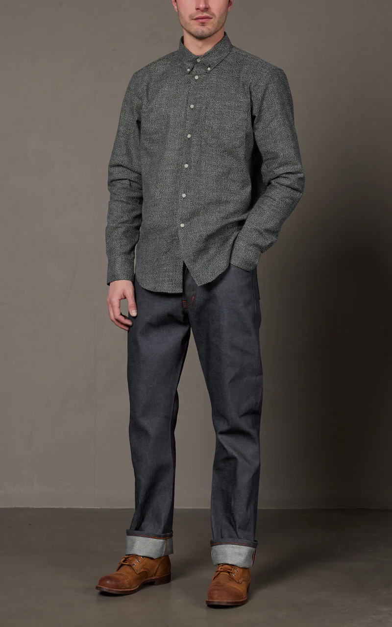 Naked & Famous Denim True Guy Dirty Fade Selvedge Indigo 14.5oz - Image 2
