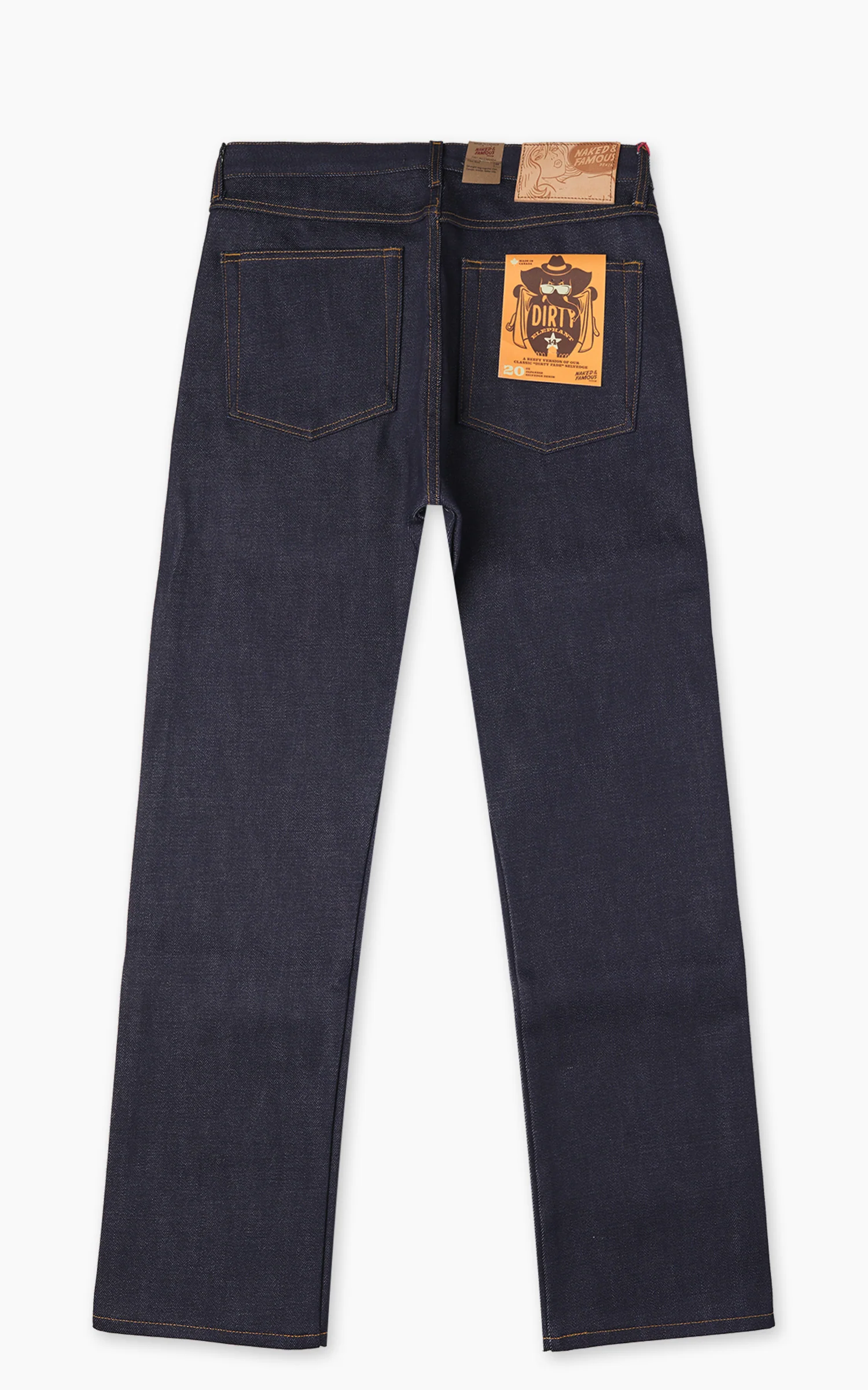 Naked & Famous Denim True Guy Elephant 14 - Dirty Elephant Selvedge Indigo 20oz - Image 6