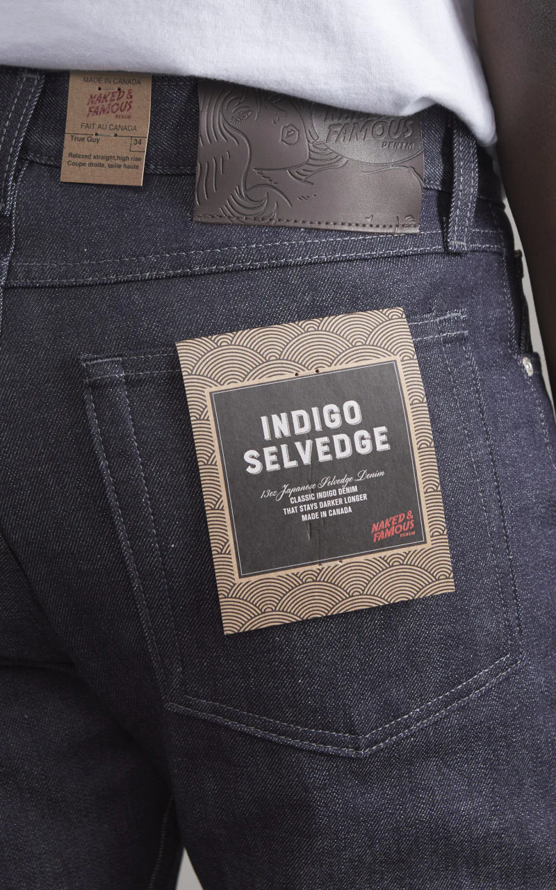 Naked & Famous Denim True Guy Selvedge Indigo 13oz - Image 5