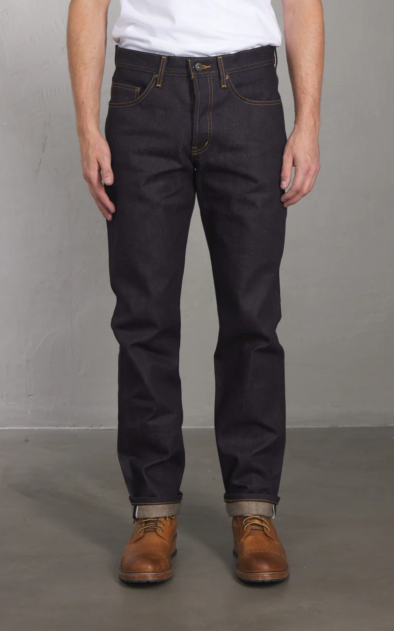 Naked & Famous Denim Weird Guy All Natural Foxfibre® Selvedge Indigo 15oz - Image 2