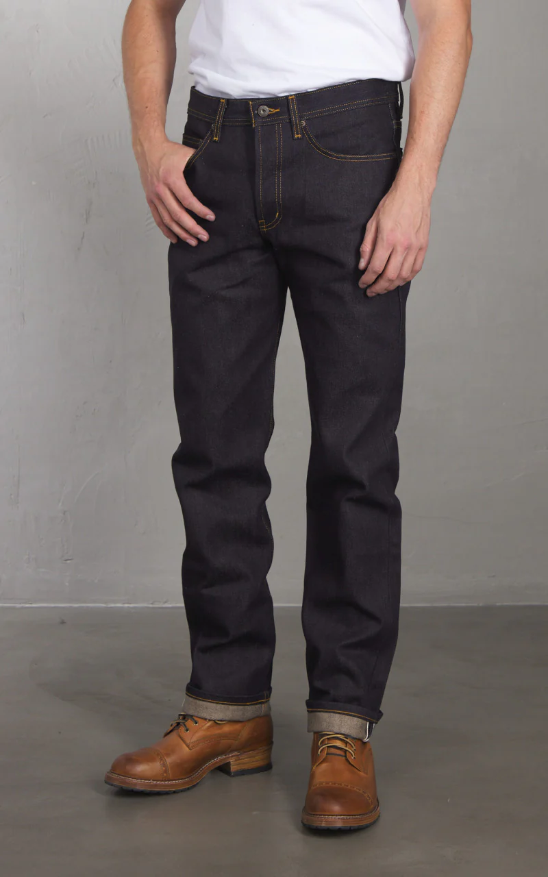 Naked & Famous Denim Weird Guy All Natural Foxfibre® Selvedge Indigo 15oz - Image 3