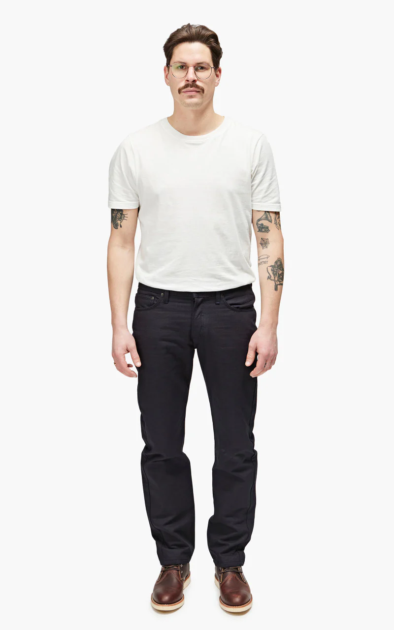 Naked & Famous Denim Weird Guy Blanket Lined Denim Indigo - Image 2