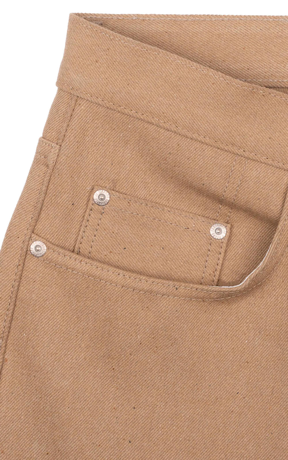 Naked & Famous Denim Weird Guy Brown Fox Selvedge Brown 13oz - Image 9