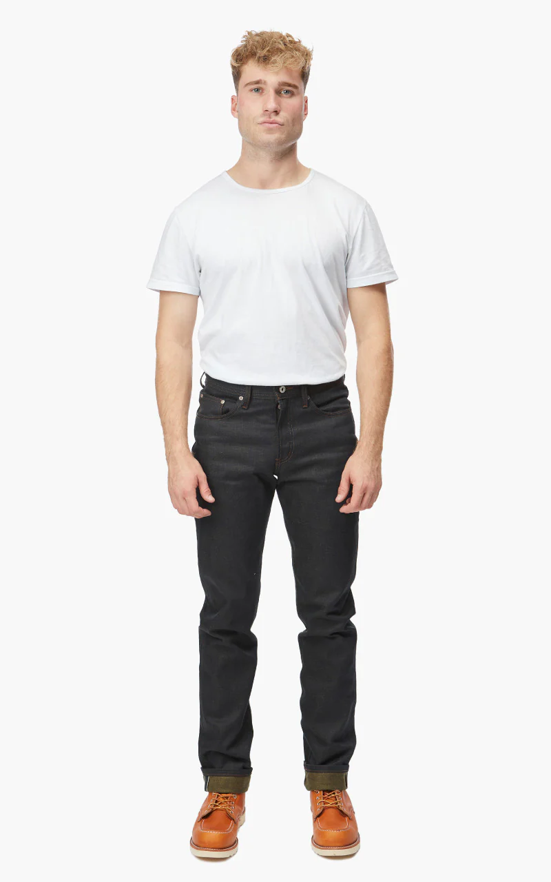 Naked & Famous Denim Weird Guy Catechu Selvedge Denim 12oz - Image 2