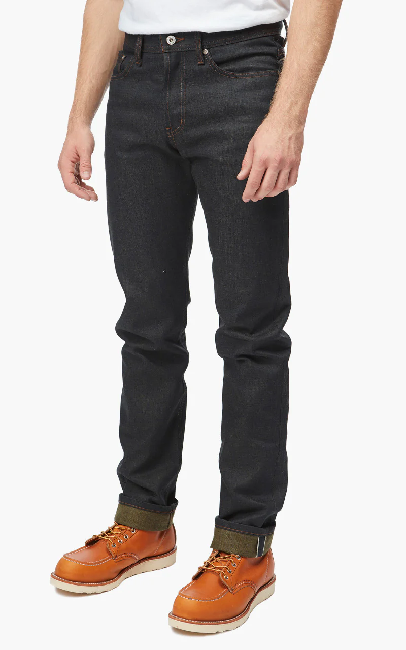 Naked & Famous Denim Weird Guy Catechu Selvedge Denim 12oz - Image 3