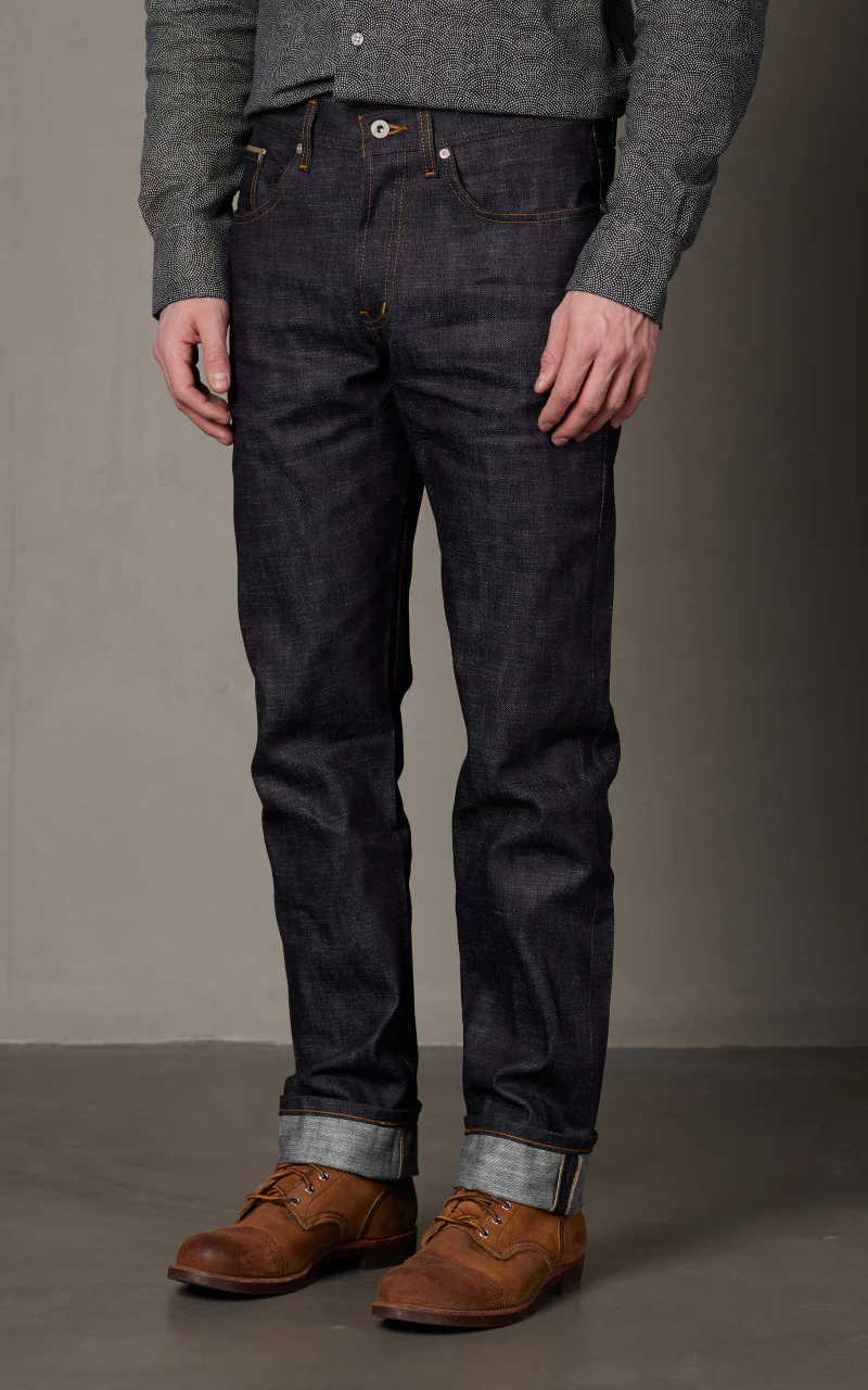 Naked & Famous Denim Weird Guy Chinese New Year Indigo - Image 3