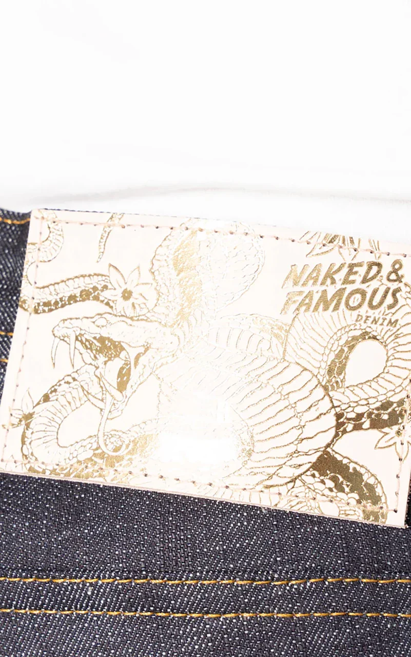 Naked & Famous Denim Weird Guy Chinese New Year - Year Of The Snake Indigo 12.5oz - Image 2