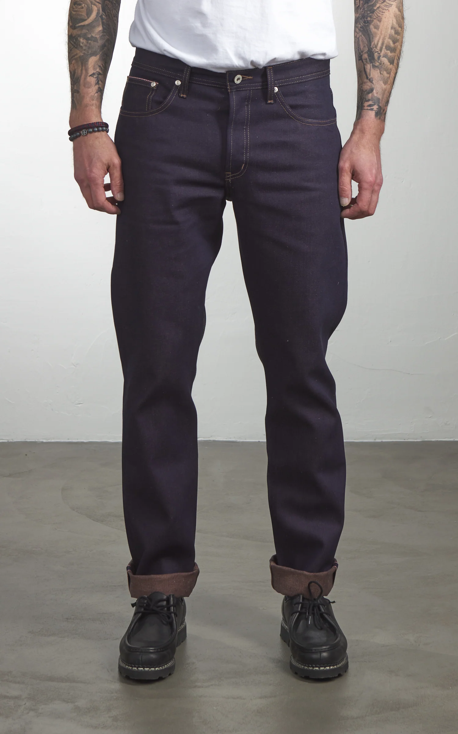Naked & Famous Denim Weird Guy Chocolate Milk Selvedge Indigo 12.5oz - Image 2