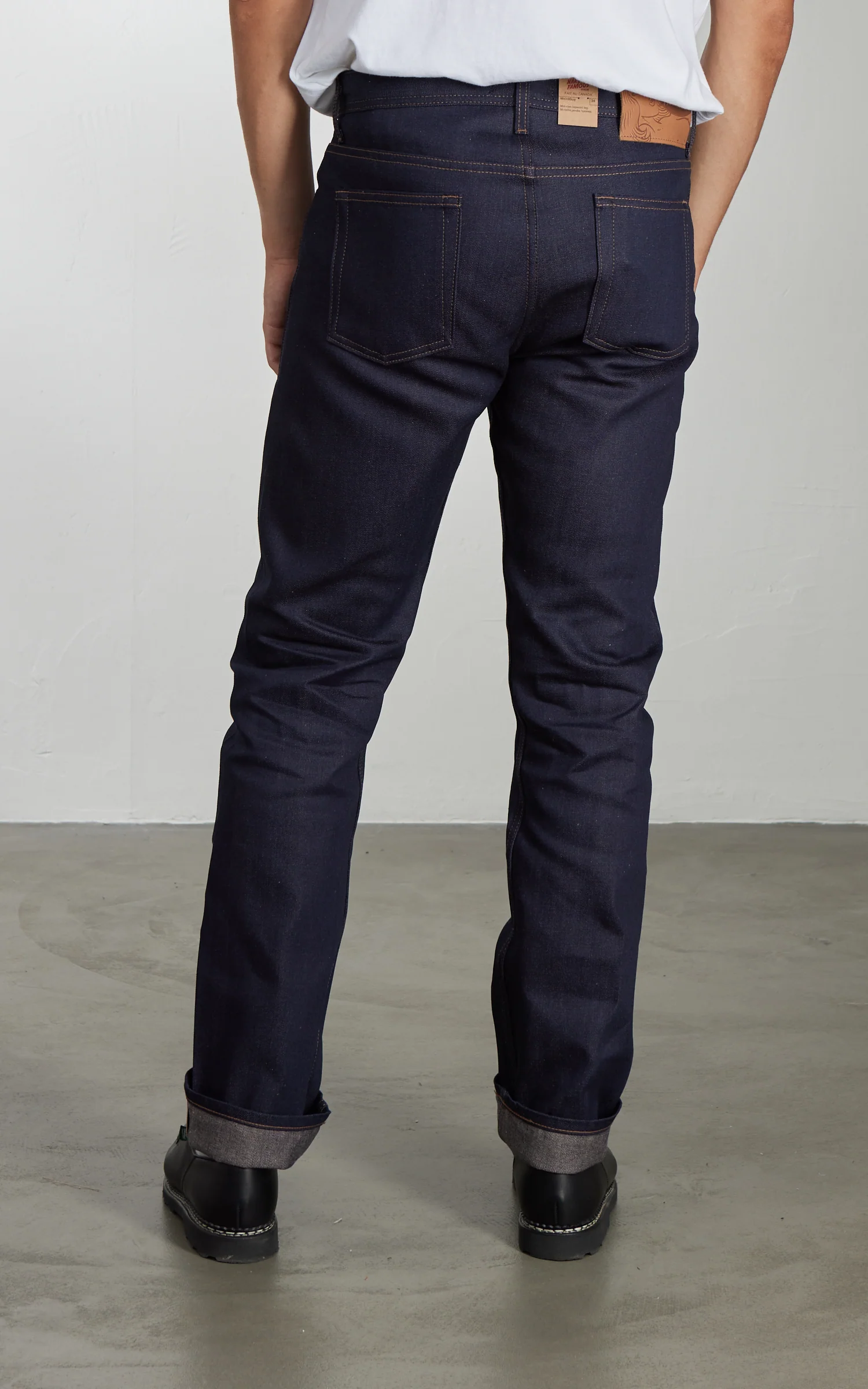 Naked & Famous Denim Weird Guy Coffee Dye Selvedge 12.5oz - Image 3