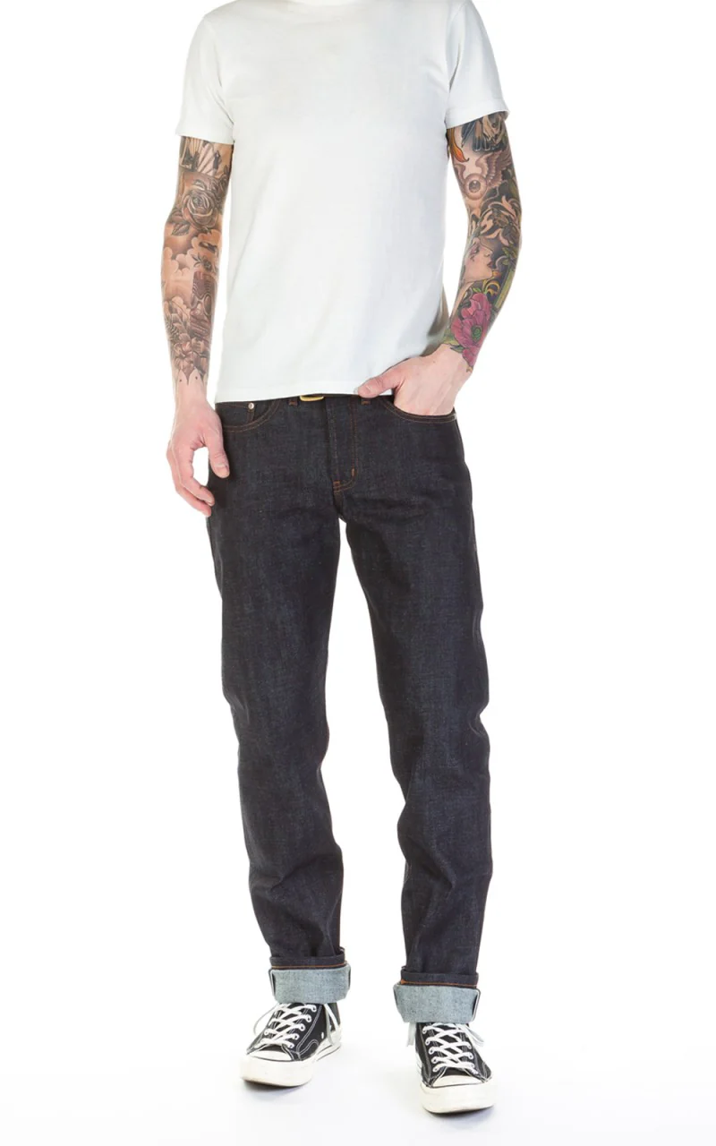 Naked & Famous Denim Weird Guy Deep Indigo Rigid Selvedge 15oz - Image 3