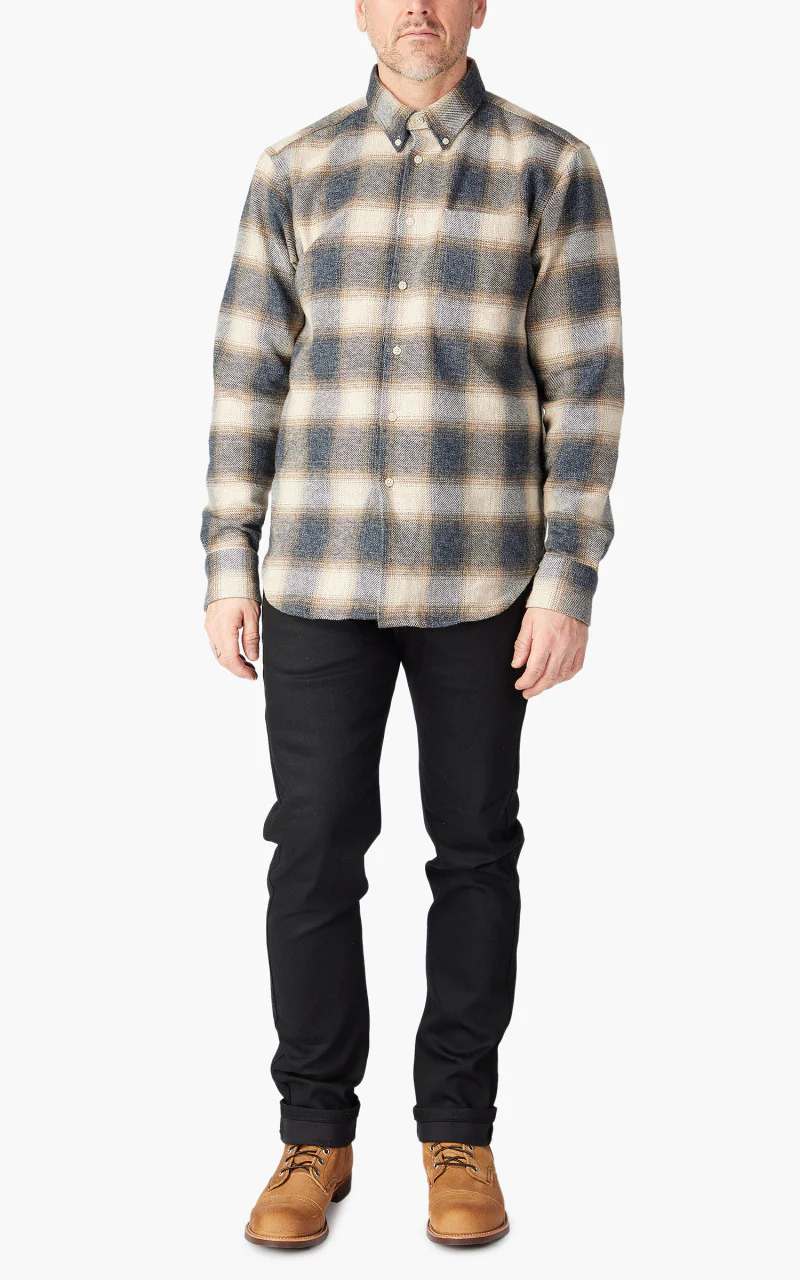 Naked & Famous Denim Weird Guy Denim All Black Comfort Stretch 14oz - Image 2