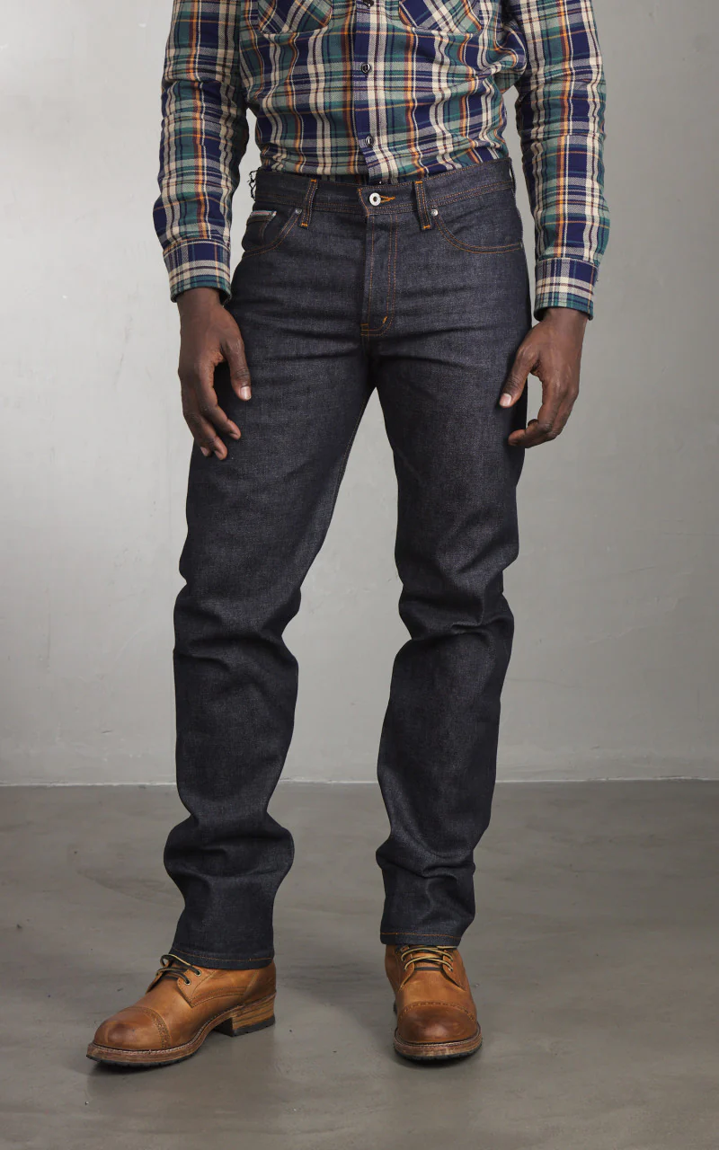 Naked & Famous Denim Weird Guy Dia De Los Muertos Selvedge Indigo 12.5oz - Image 2