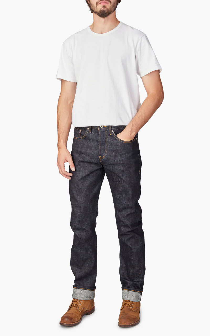 Naked & Famous Denim Weird Guy Elephant 12 Indigo 20oz - Image 2