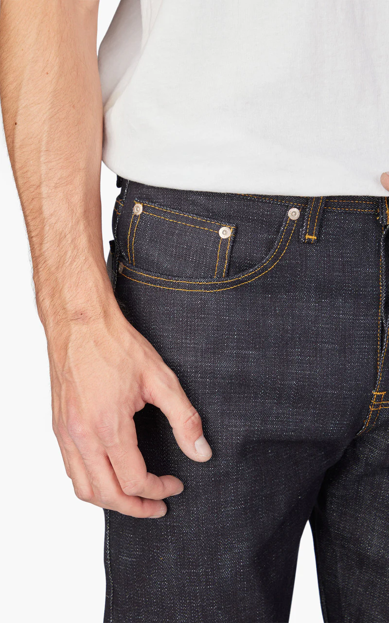 Naked & Famous Denim Weird Guy Elephant 12 Indigo 20oz - Image 5